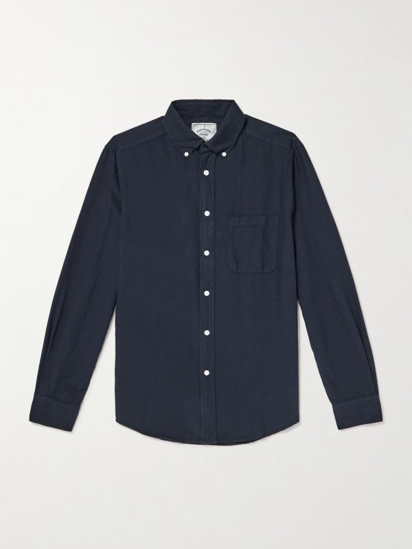 Belavista Button-Down Collar Cotton Shirt