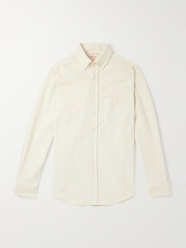 Lobo 2.0 Button-Down Collar Cotton-Corduroy Shirt