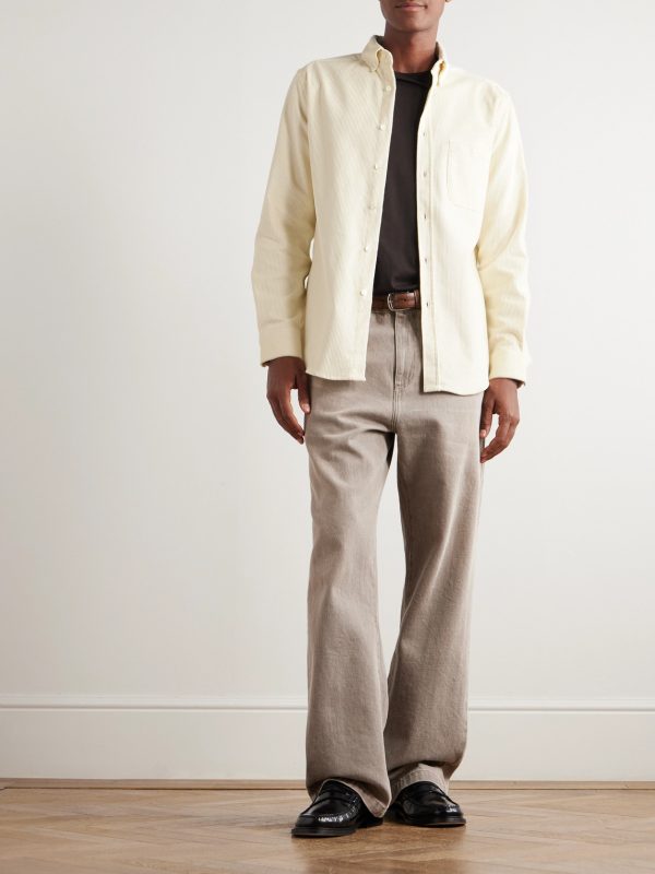 Lobo 2.0 Button-Down Collar Cotton-Corduroy Shirt - OU