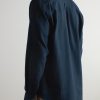 Espiga Herringbone Cotton Shirt - BK Espiga Herringbone Cotton Shirt - BK