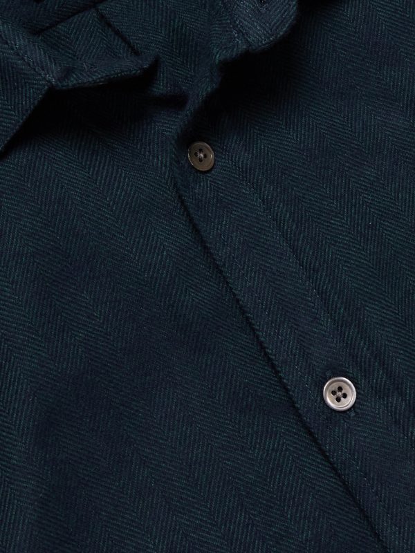 Espiga Herringbone Cotton Shirt - CU Espiga Herringbone Cotton Shirt - CU