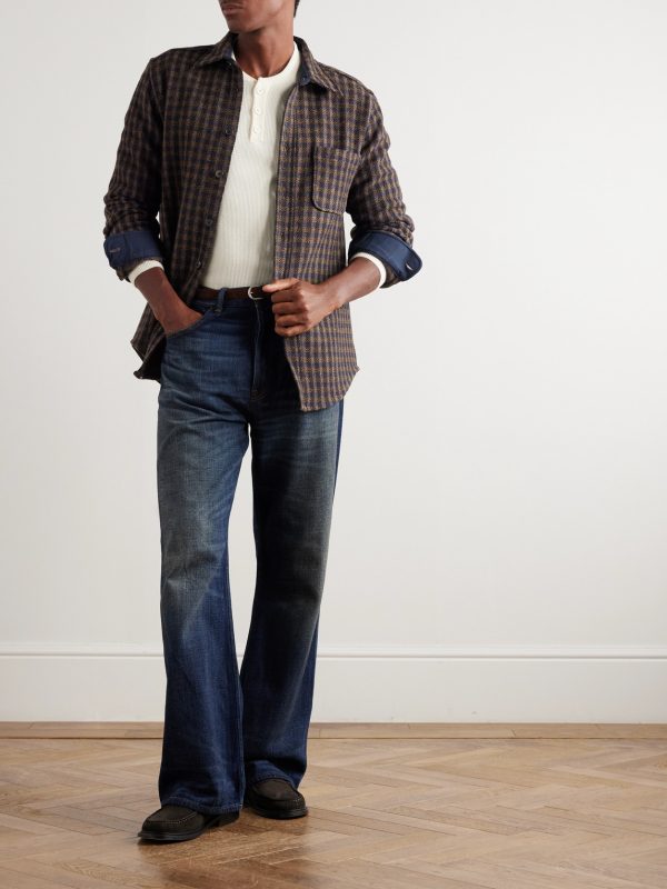 Checked Wool-Tweed Shirt - OU