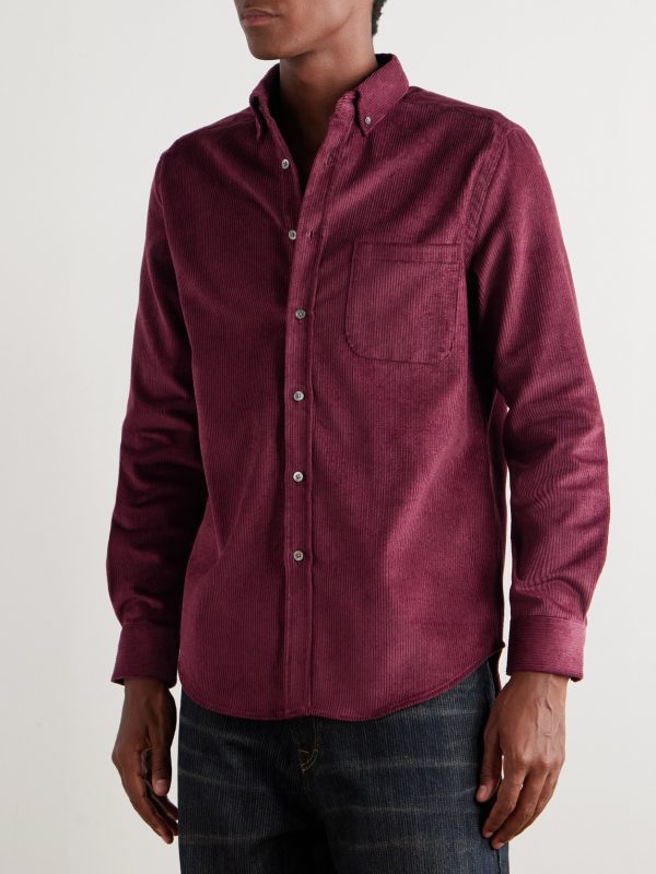 Lobo 2.0 Button-Down Collar Cotton-Corduroy Shirt - FR Lobo 2.0 Button-Down Collar Cotton-Corduroy Shirt - FR