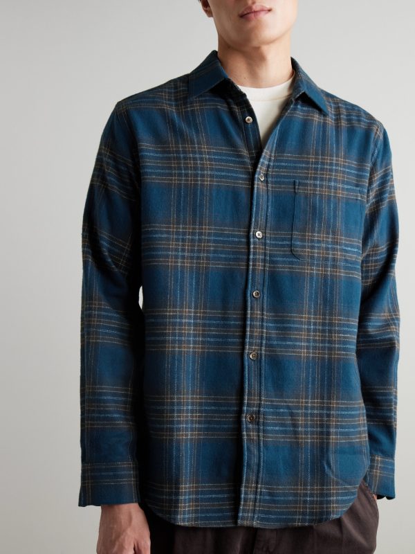 Bossa Checked Organic Cotton Shirt - FR