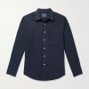 Teca Brushed Cotton-Twill Shirt