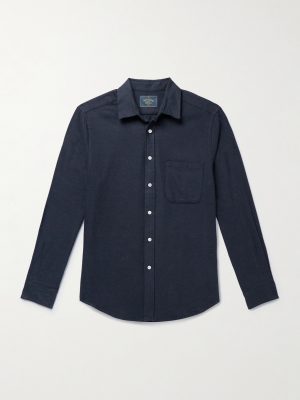 Teca Brushed Cotton-Twill Shirt