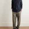 Teca Brushed Cotton-Twill Shirt - OU
