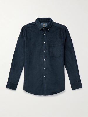 Lobo 2.0 Button-Down Collar Cotton-Corduroy Shirt