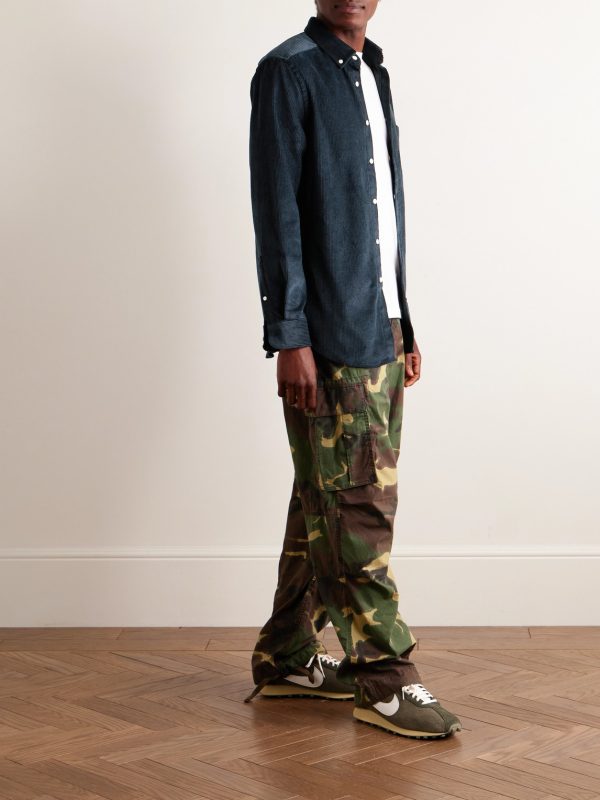 Lobo 2.0 Button-Down Collar Cotton-Corduroy Shirt - OU Lobo 2.0 Button-Down Collar Cotton-Corduroy Shirt - OU