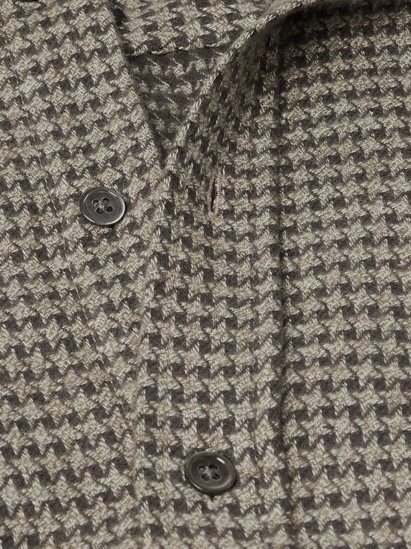 Houndstooth Organic Cotton Shirt - CU Houndstooth Organic Cotton Shirt - CU