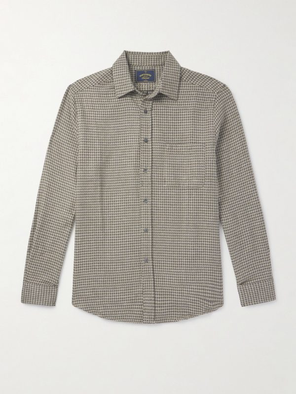 Houndstooth Organic Cotton Shirt Houndstooth Organic Cotton Shirt