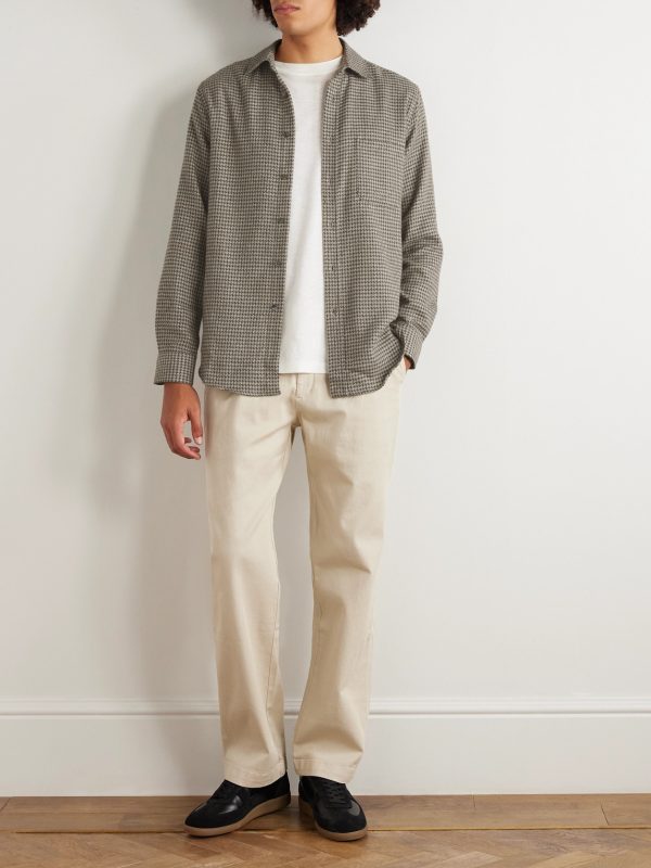 Houndstooth Organic Cotton Shirt - OU Houndstooth Organic Cotton Shirt - OU