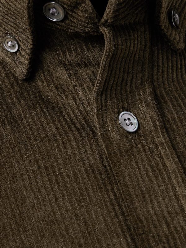Lobo 2.0 Button-Down Collar Cotton-Corduroy Shirt - CU