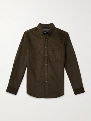 Lobo 2.0 Button-Down Collar Cotton-Corduroy Shirt