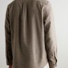 Espiga Herringbone Cotton Shirt - BK Espiga Herringbone Cotton Shirt - BK