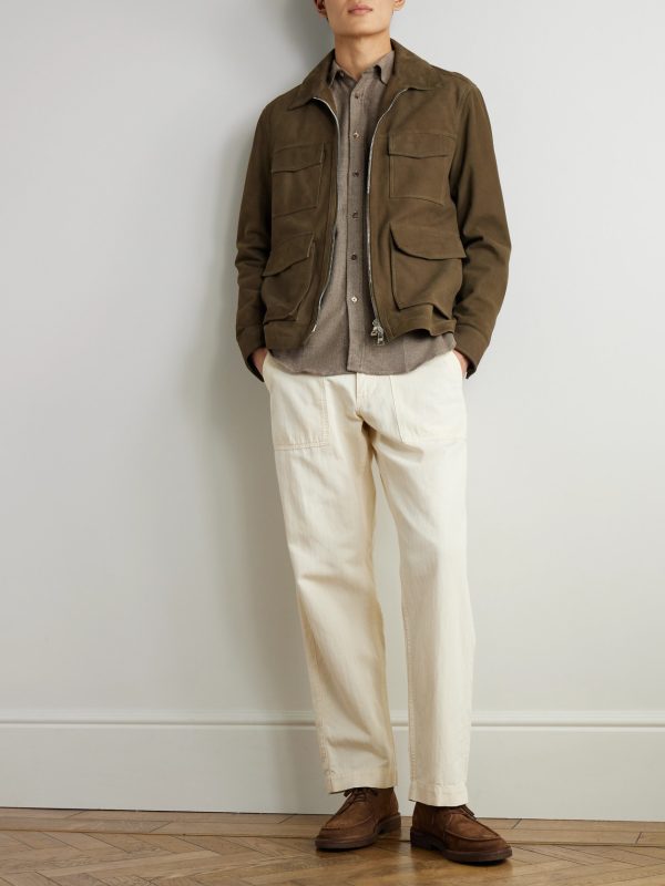 Espiga Herringbone Cotton Shirt - OU Espiga Herringbone Cotton Shirt - OU