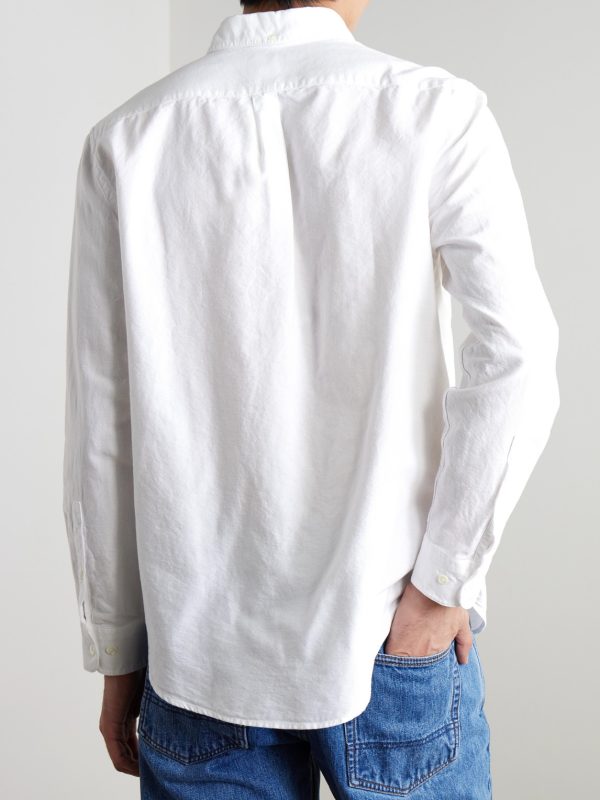 Belavista Button-Down Collar Cotton Shirt - BK