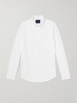 Belavista Button-Down Collar Cotton Shirt