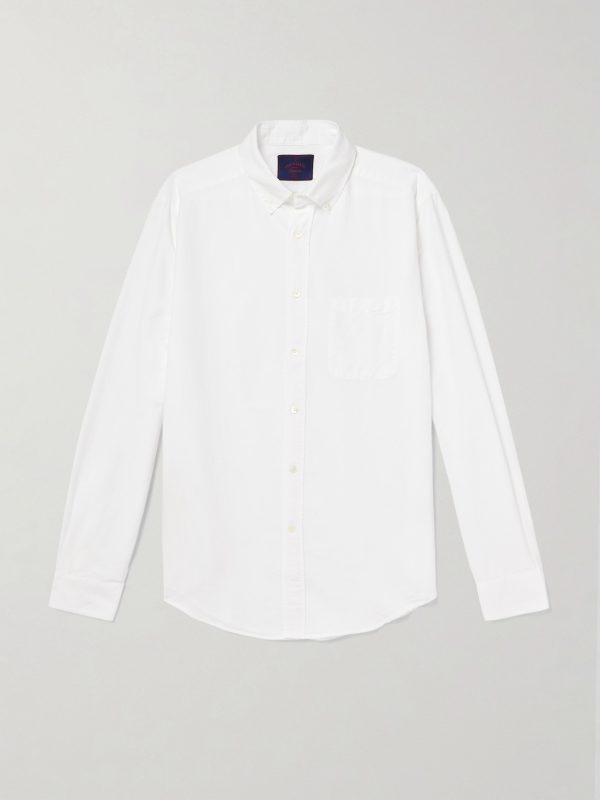 Belavista Button-Down Collar Cotton Shirt