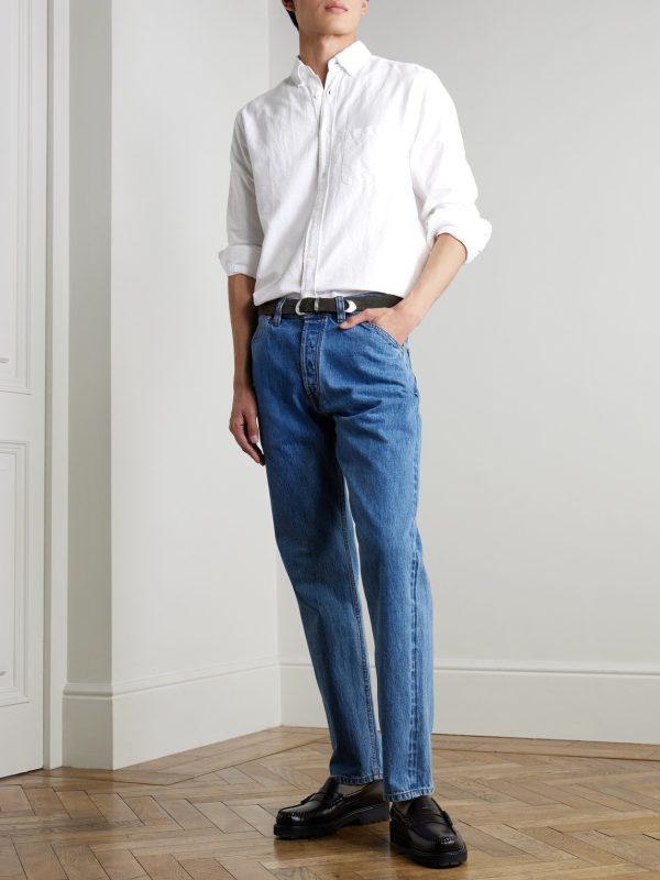 Belavista Button-Down Collar Cotton Shirt - OU