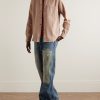 Estudo Button-Down Collar Checked Organic Cotton-Flannel Shirt - OU Estudo Button-Down Collar Checked Organic Cotton-Flannel Shirt - OU
