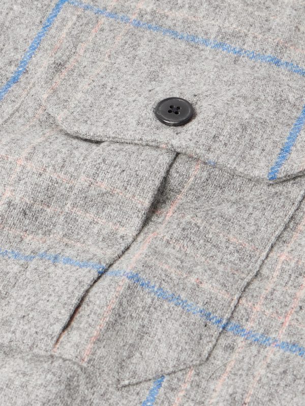 Fixon Checked Wool Overshirt - CU