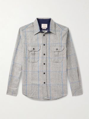 Fixon Checked Wool Overshirt
