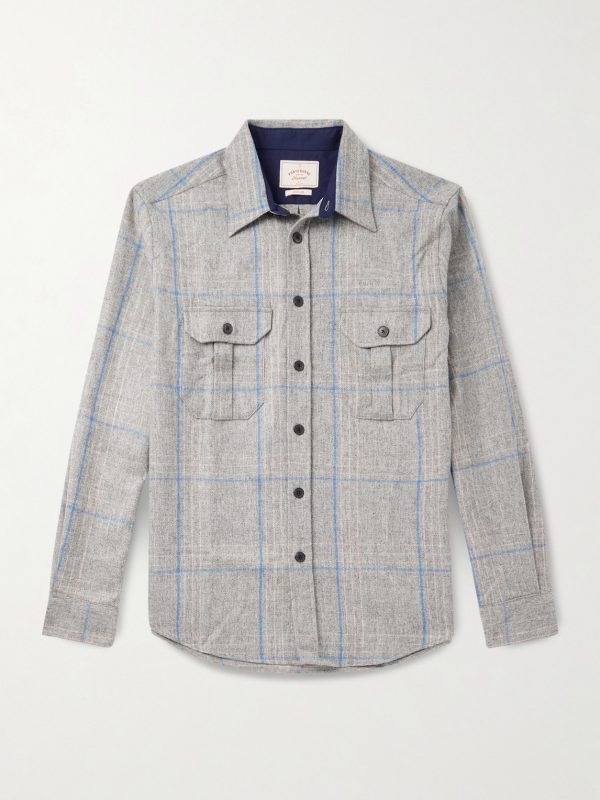 Fixon Checked Wool Overshirt