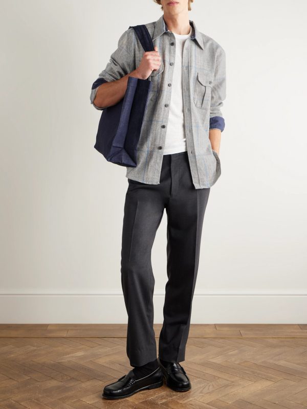 Fixon Checked Wool Overshirt - OU