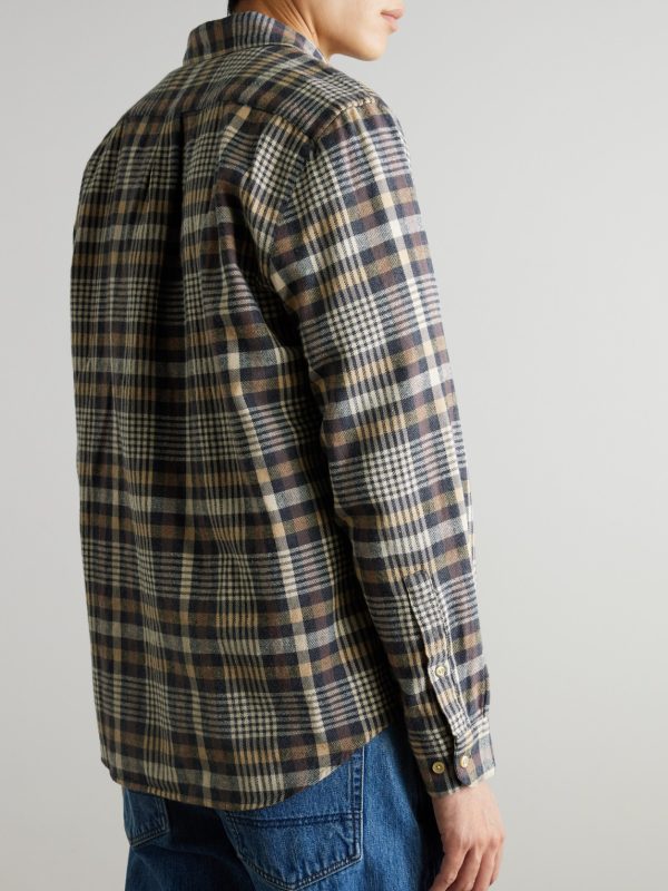 Manta Checked Organic Cotton Shirt - BK
