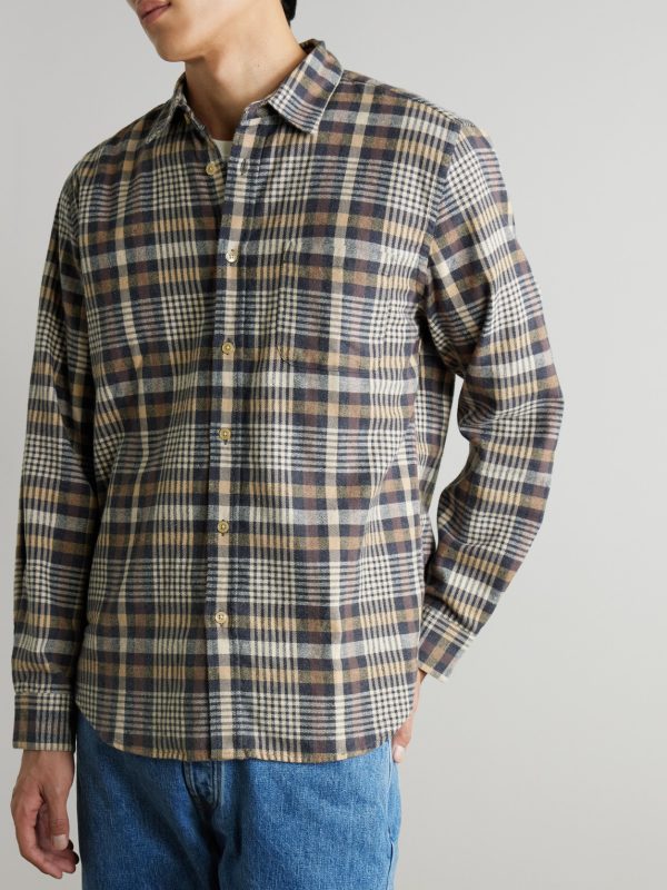Manta Checked Organic Cotton Shirt - FR