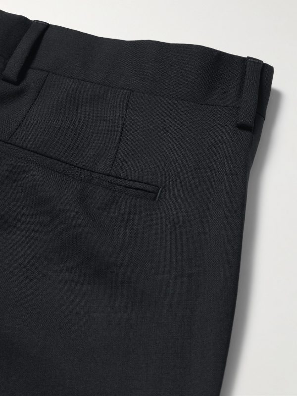 Slim-Fit Satin-Trimmed Wool Tuxedo Trousers - CU Slim-Fit Satin-Trimmed Wool Tuxedo Trousers - CU