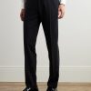 Slim-Fit Satin-Trimmed Wool Tuxedo Trousers - FR Slim-Fit Satin-Trimmed Wool Tuxedo Trousers - FR