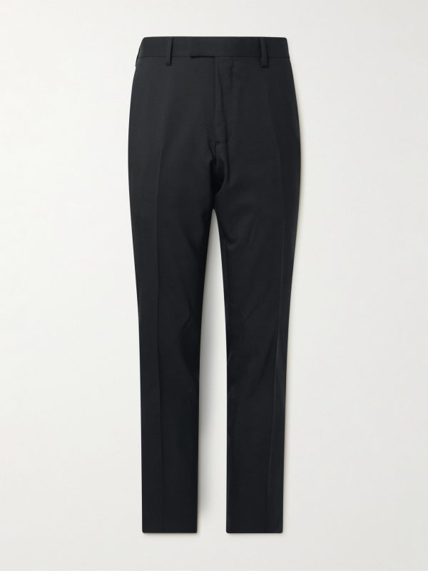Slim-Fit Satin-Trimmed Wool Tuxedo Trousers Slim-Fit Satin-Trimmed Wool Tuxedo Trousers