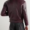 Padded Leather Jacket - BK Padded Leather Jacket - BK