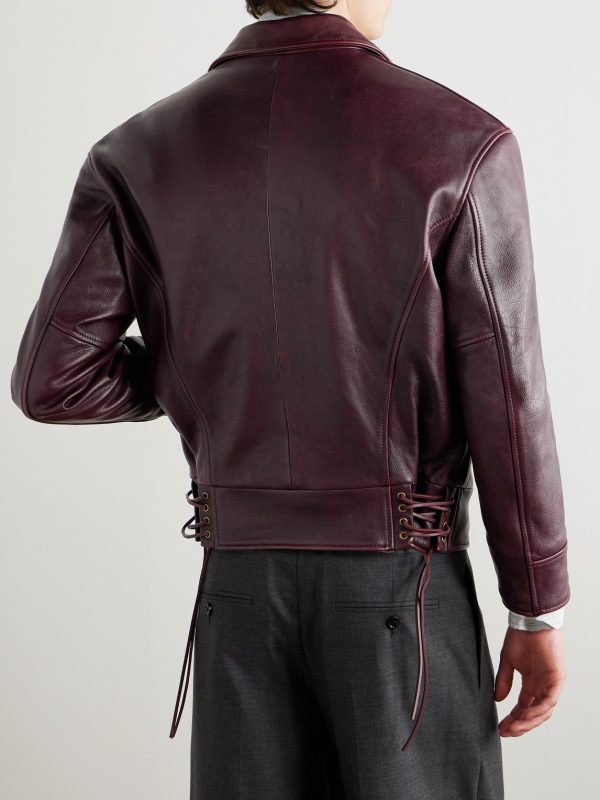 Padded Leather Jacket - BK Padded Leather Jacket - BK