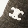 Logo-Appliquéd Checked Wool-Felt Baseball Cap - CU Logo-Appliquéd Checked Wool-Felt Baseball Cap - CU