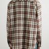 Logo-Embroidered Checked Wool-Flannel Shirt - BK Logo-Embroidered Checked Wool-Flannel Shirt - BK