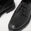 Logo-Perforated Leather Derby Shoes - CU Logo-Perforated Leather Derby Shoes - CU