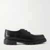 Logo-Perforated Leather Derby Shoes Logo-Perforated Leather Derby Shoes