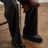 Logo-Perforated Leather Derby Shoes - OU Logo-Perforated Leather Derby Shoes - OU