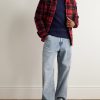 Cable-Knit Brushed Shetland Wool Sweater - OU Cable-Knit Brushed Shetland Wool Sweater - OU
