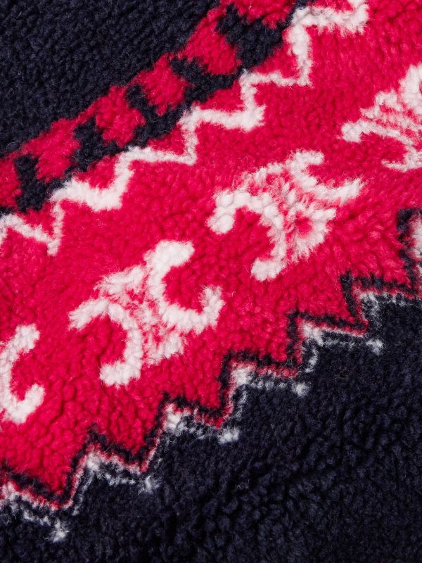 Fair Isle Fleece Zip-Up Hoodie - E1 Fair Isle Fleece Zip-Up Hoodie - E1