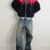 Fair Isle Fleece Zip-Up Hoodie - OU Fair Isle Fleece Zip-Up Hoodie - OU
