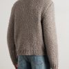 Brushed Wool and Yak-Blend Sweater - BK Brushed Wool and Yak-Blend Sweater - BK