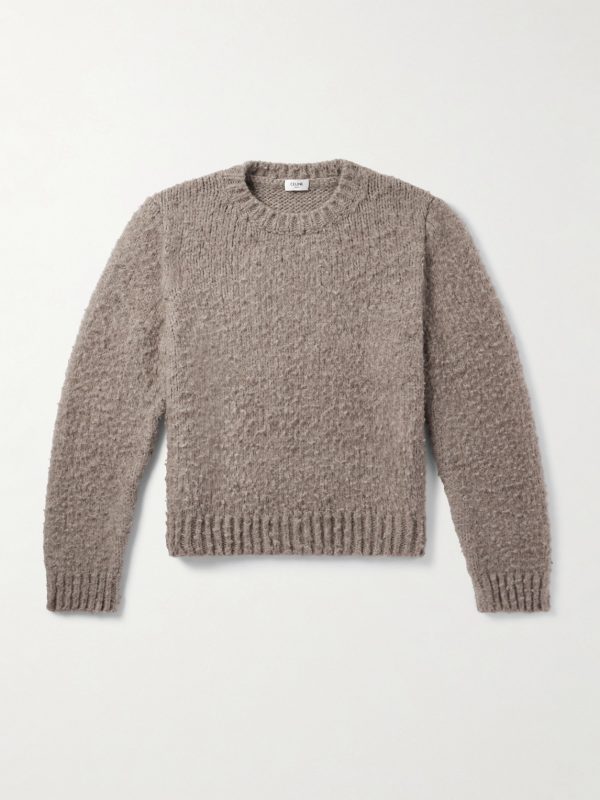 Brushed Wool and Yak-Blend Sweater Brushed Wool and Yak-Blend Sweater