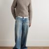 Brushed Wool and Yak-Blend Sweater - OU Brushed Wool and Yak-Blend Sweater - OU