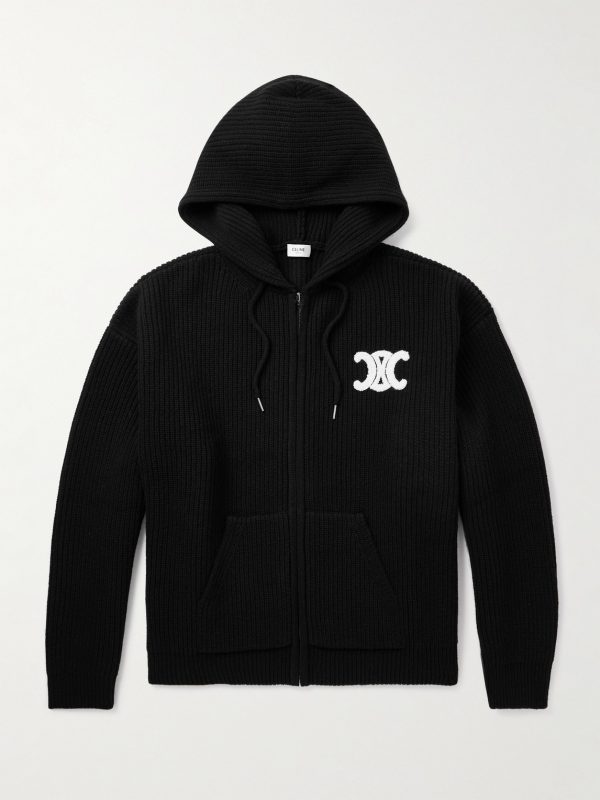 Logo-Appliquéd Wool Jacket Logo-Appliquéd Wool Jacket