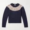 Slim-Fit Fair Isle Wool Sweater Slim-Fit Fair Isle Wool Sweater