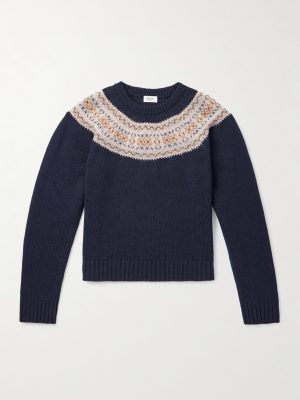 Slim-Fit Fair Isle Wool Sweater Slim-Fit Fair Isle Wool Sweater